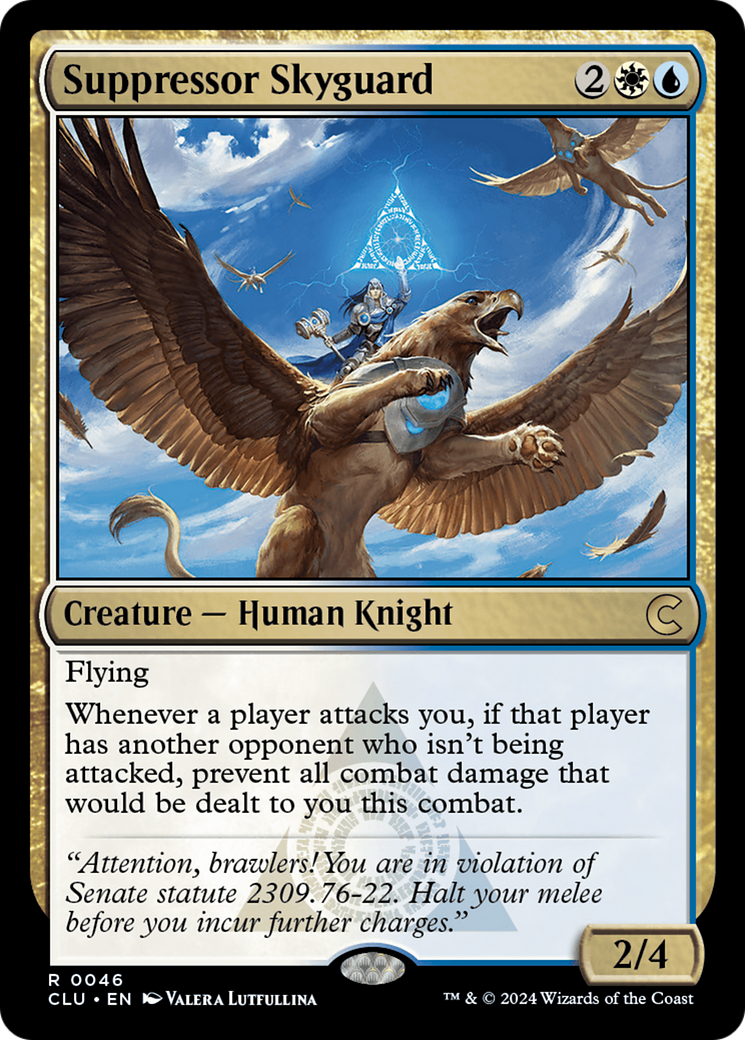 Magic: The Gathering - Suppressor Skyguard - Ravnica: Clue Edition