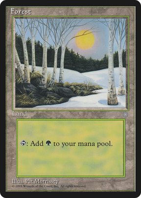 Magic: The Gathering - Forest - Ice Age