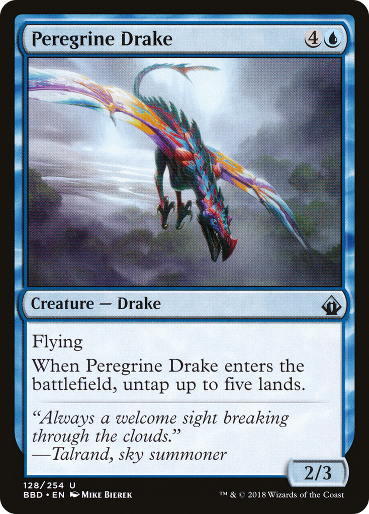 Magic: The Gathering - Peregrine Drake Foil - Battlebond