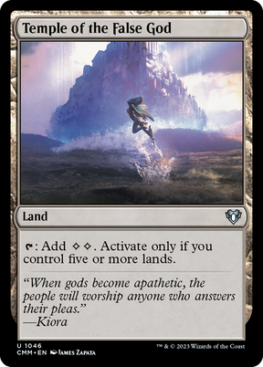 Magic: The Gathering - Temple of the False God - Commander Masters