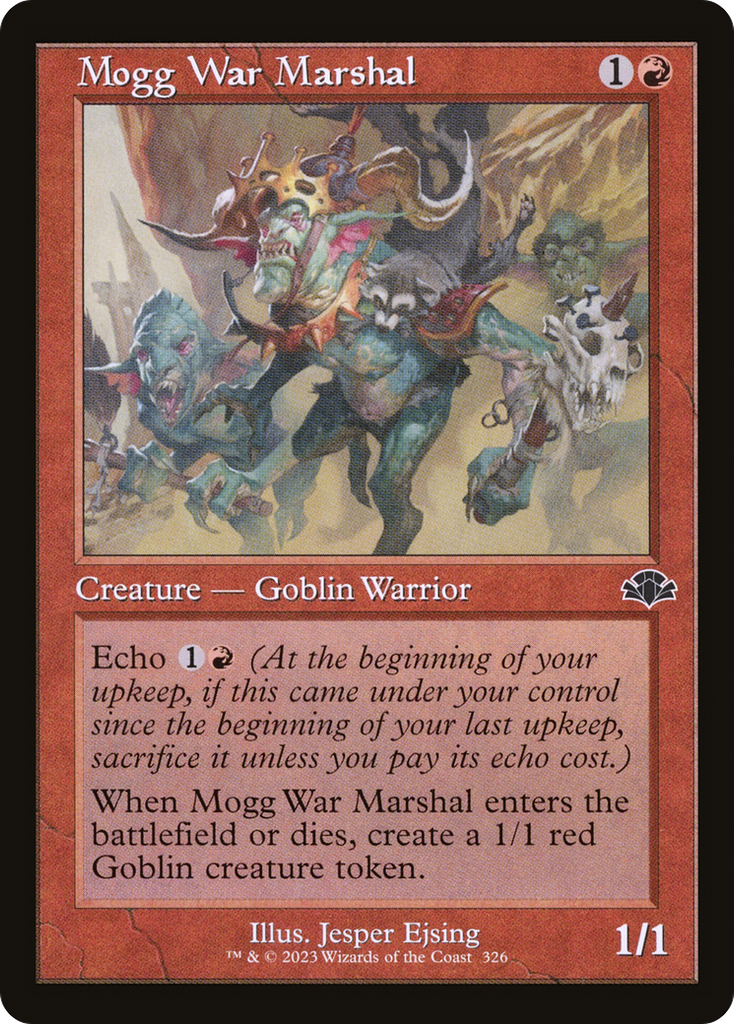 Magic: The Gathering - Mogg War Marshal - Dominaria Remastered