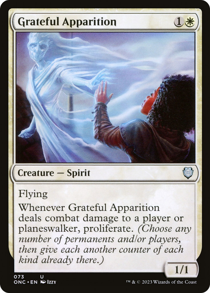 Magic: The Gathering - Grateful Apparition - Phyrexia: All Will Be One Commander