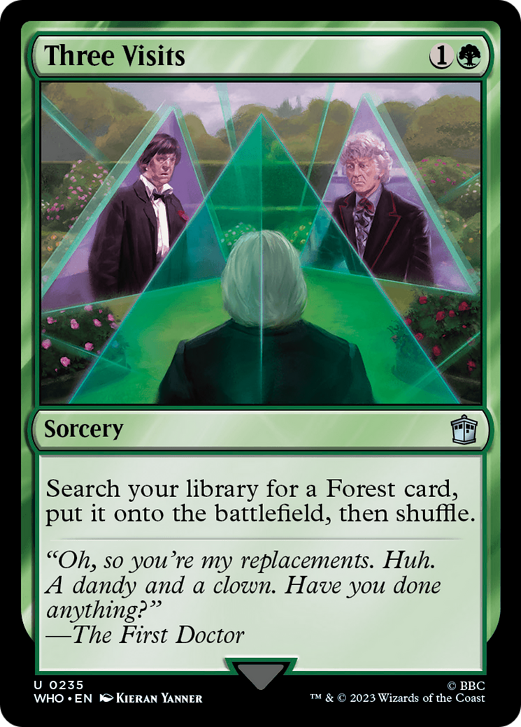 Magic: The Gathering - Three Visits Foil - Doctor Who