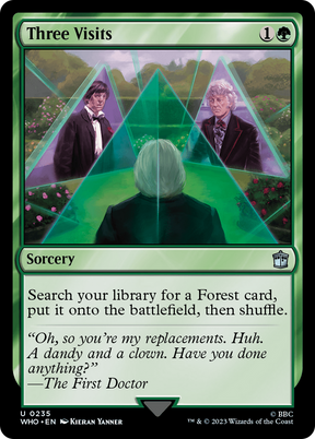 Magic: The Gathering - Three Visits Foil - Doctor Who