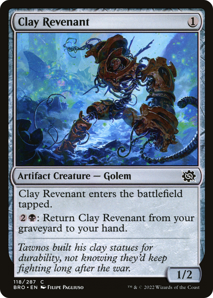 Magic: The Gathering - Clay Revenant Foil - The Brothers' War