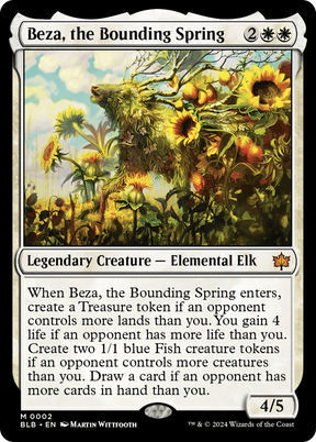 Magic: The Gathering - Beza, the Bounding Spring Foil - Bloomburrow
