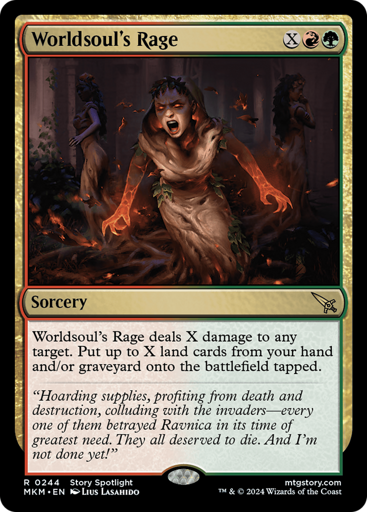 Magic: The Gathering - Worldsoul's Rage Foil - Murders at Karlov Manor