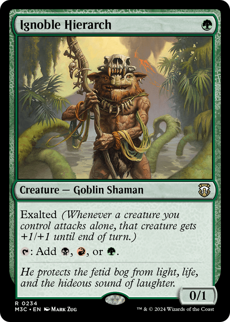 Magic: The Gathering - Ignoble Hierarch - Modern Horizons 3 Commander