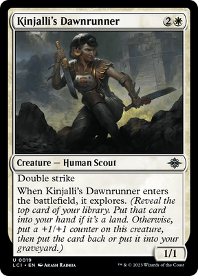 Magic: The Gathering - Kinjalli's Dawnrunner Foil - The Lost Caverns of Ixalan