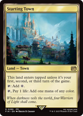 Magic: The Gathering - Starting Town Foil - Final Fantasy