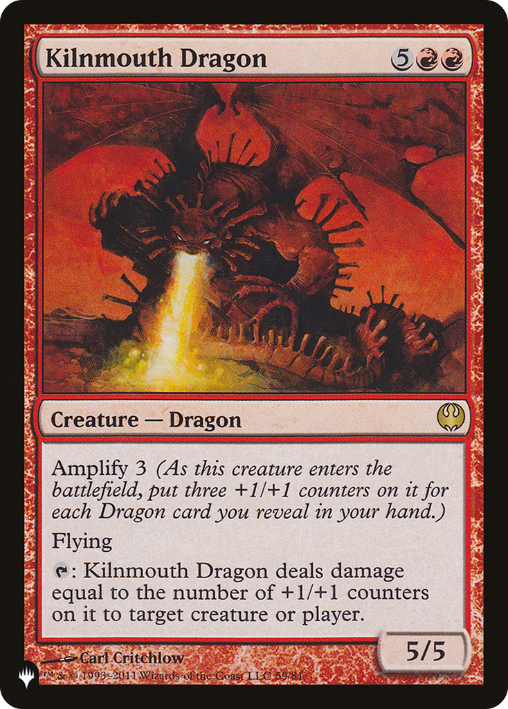 Magic: The Gathering - Kilnmouth Dragon - The List