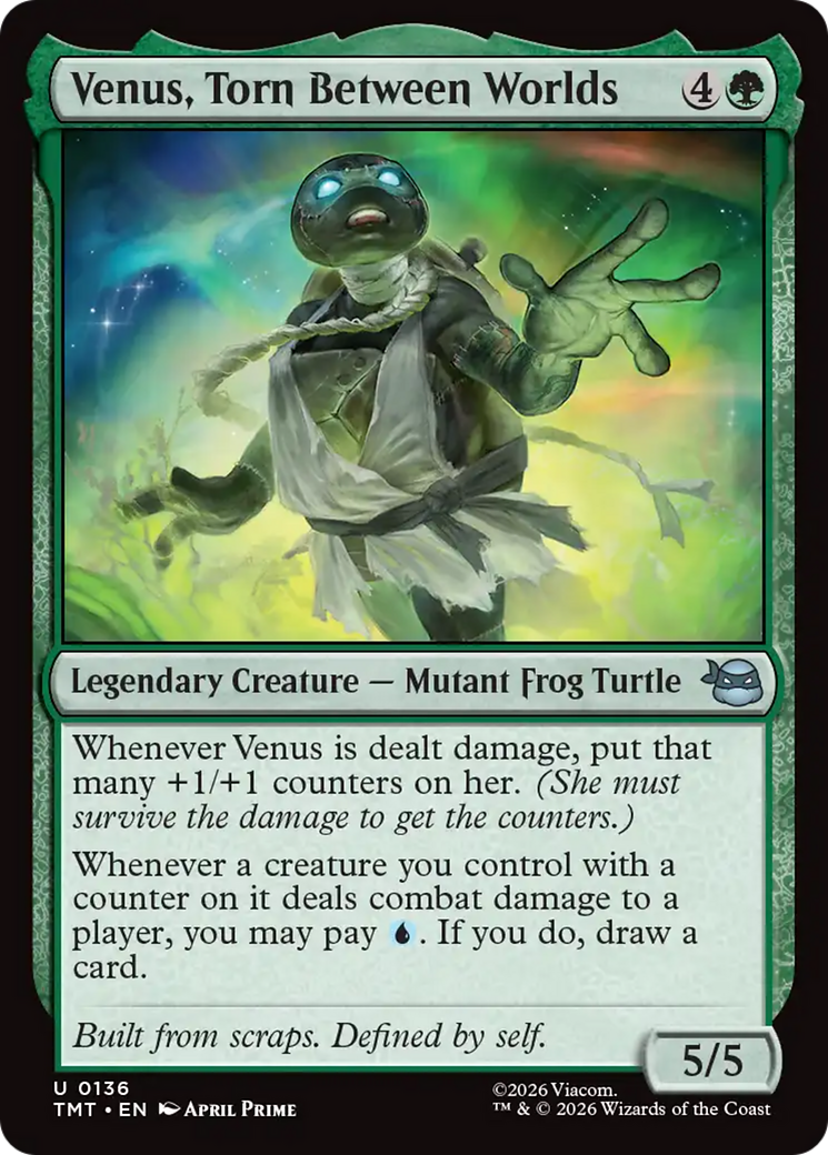 Magic: The Gathering - Venus, Torn Between Worlds Foil - Teenage Mutant Ninja Turtles