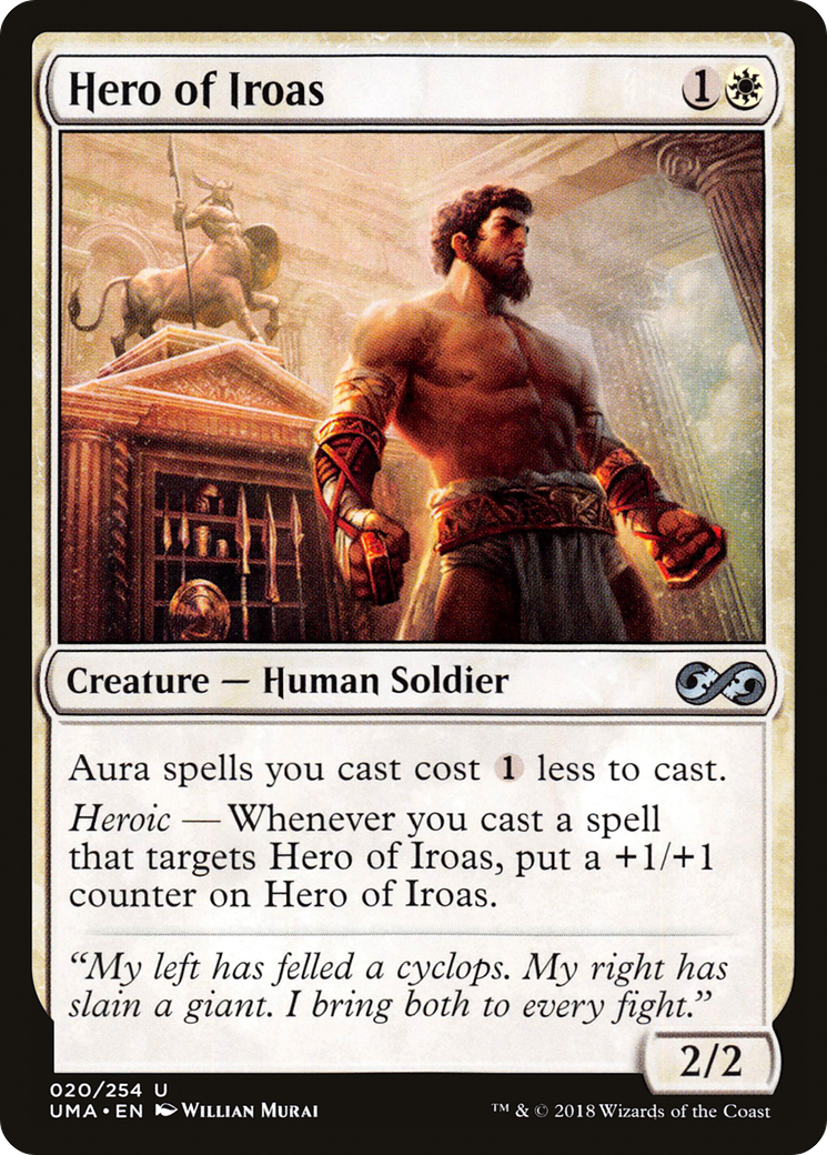 Magic: The Gathering - Hero of Iroas Foil - Ultimate Masters