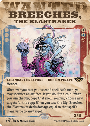Magic: The Gathering - Breeches, the Blastmaker Foil - Outlaws of Thunder Junction