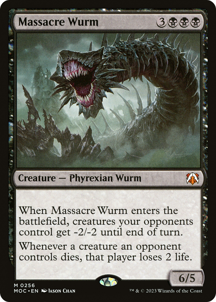 Magic: The Gathering - Massacre Wurm - March of the Machine Commander