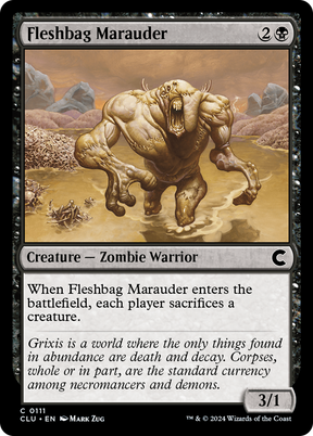 Magic: The Gathering - Fleshbag Marauder - Ravnica: Clue Edition