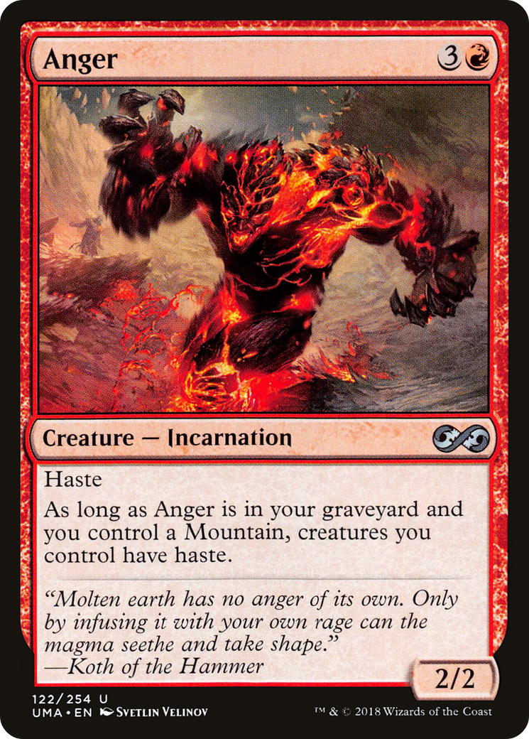 Magic: The Gathering - Anger Foil - Ultimate Masters