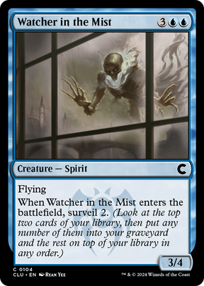 Magic: The Gathering - Watcher in the Mist - Ravnica: Clue Edition