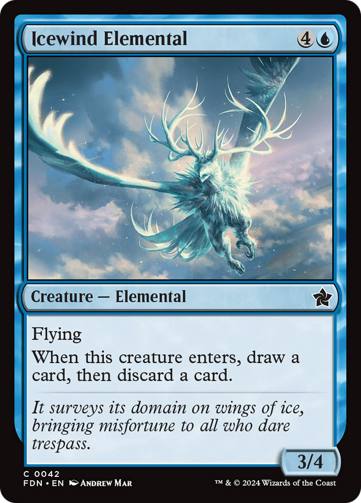 Magic: The Gathering - Icewind Elemental - Foundations