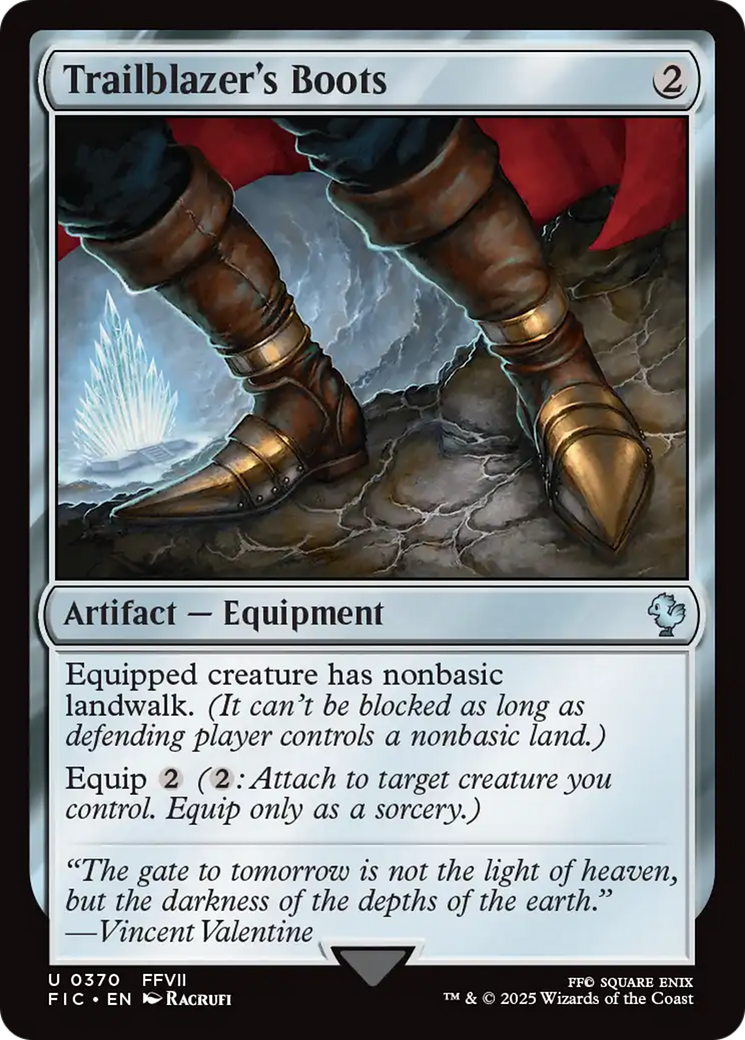 Magic: The Gathering - Trailblazer's Boots - Final Fantasy Commander