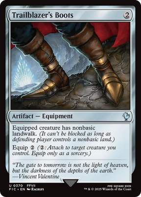 Magic: The Gathering - Trailblazer's Boots - Final Fantasy Commander