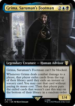 Magic: The Gathering - Gríma, Saruman's Footman - Tales of Middle-earth Commander