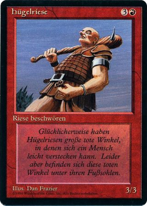 Magic: The Gathering - Hügelriese - Foreign Black Border