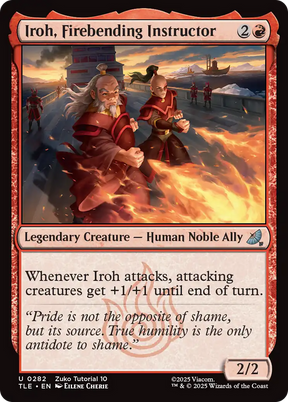 Magic: The Gathering - Iroh, Firebending Instructor - Avatar: The Last Airbender Eternal