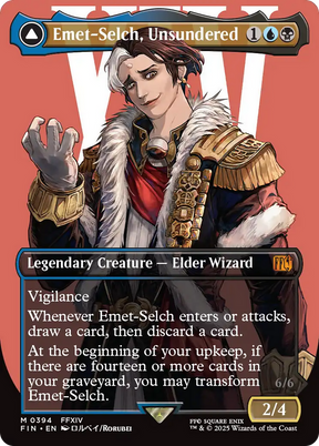 Magic: The Gathering - Emet-Selch, Unsundered // Hades, Sorcerer of Eld Foil - Final Fantasy