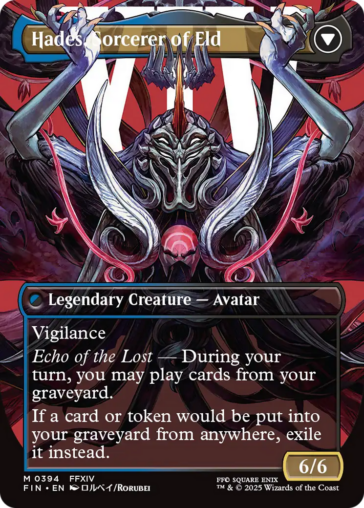 Magic: The Gathering - Emet-Selch, Unsundered // Hades, Sorcerer of Eld Foil - Final Fantasy