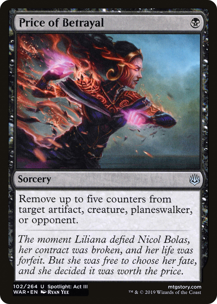 Magic: The Gathering - Price of Betrayal Foil - War of the Spark