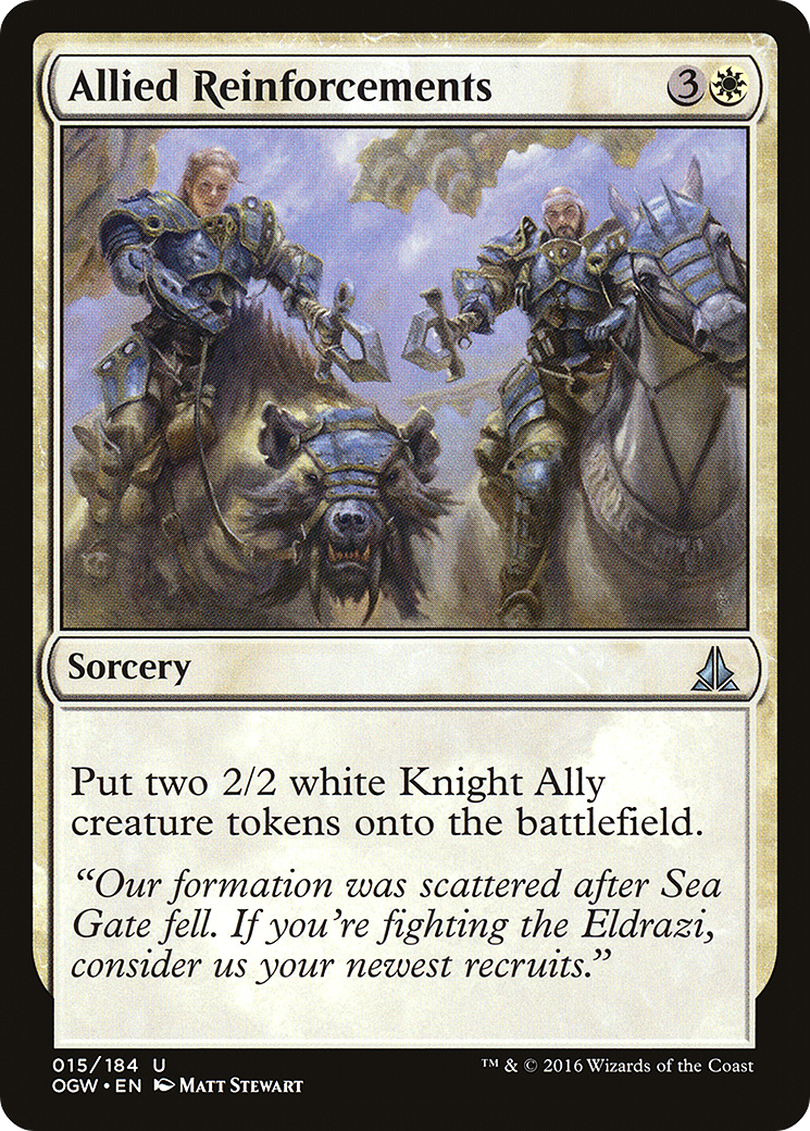 Magic: The Gathering - Allied Reinforcements Foil - Oath of the Gatewatch