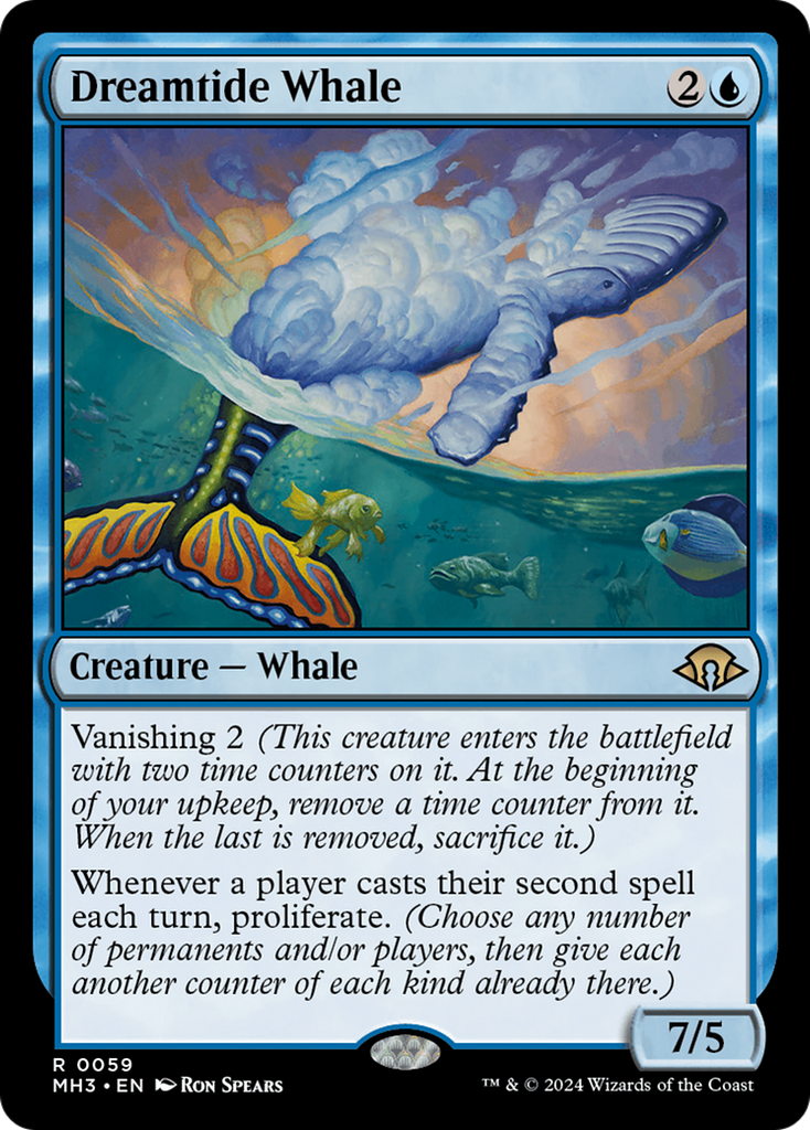 Magic: The Gathering - Dreamtide Whale - Modern Horizons 3