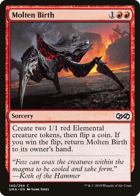 Magic: The Gathering - Molten Birth Foil - Ultimate Masters