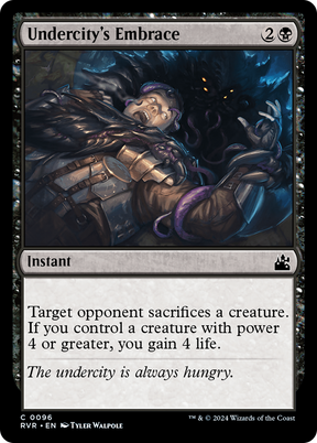 Magic: The Gathering - Undercity's Embrace Foil - Ravnica Remastered