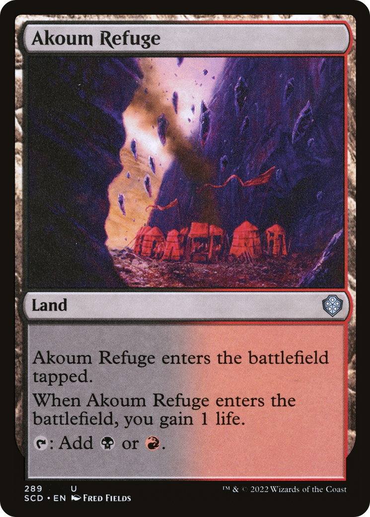 Magic: The Gathering - Akoum Refuge - Starter Commander Decks