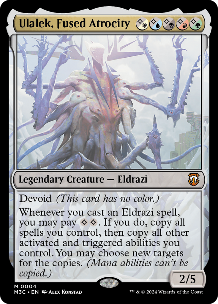 Magic: The Gathering - Ulalek, Fused Atrocity Foil - Modern Horizons 3 Commander