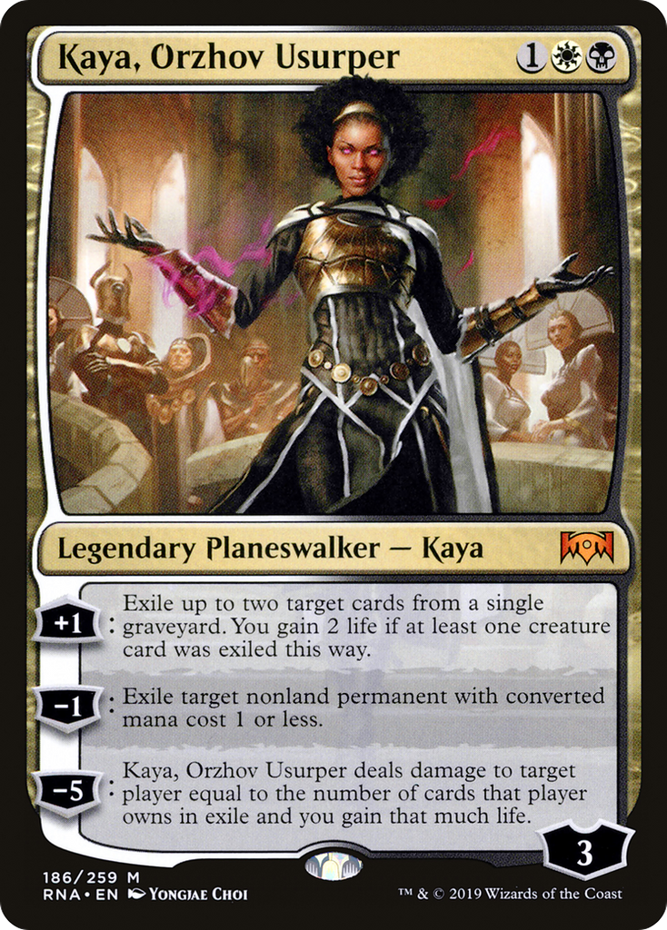 Magic: The Gathering - Kaya, Orzhov Usurper Foil - Ravnica Allegiance