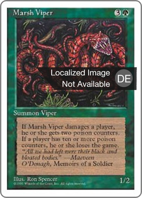 Magic: The Gathering - Moorviper - Fourth Edition