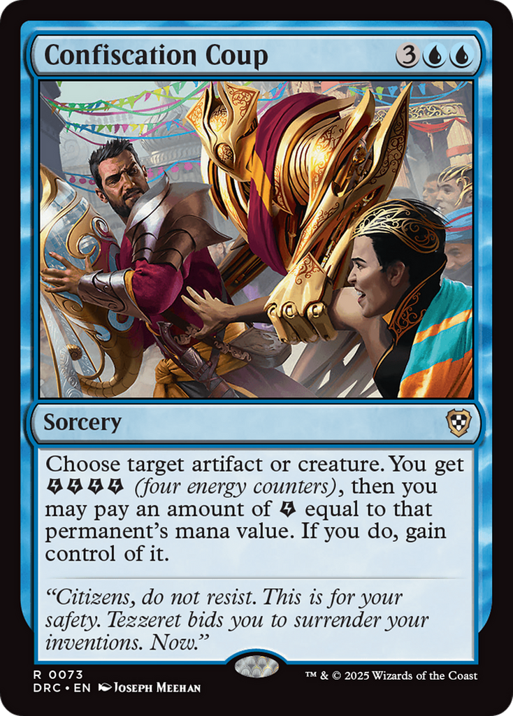 Magic: The Gathering - Confiscation Coup - Aetherdrift Commander