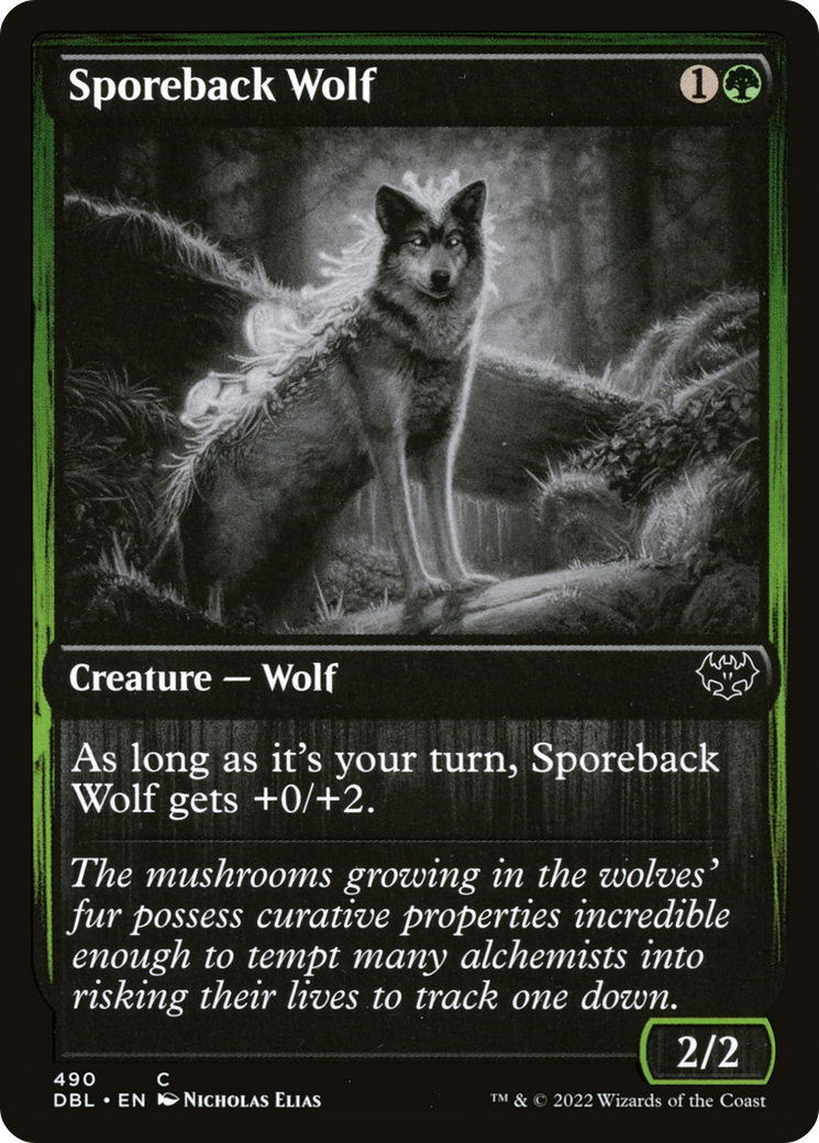 Magic: The Gathering - Sporeback Wolf - Innistrad: Double Feature