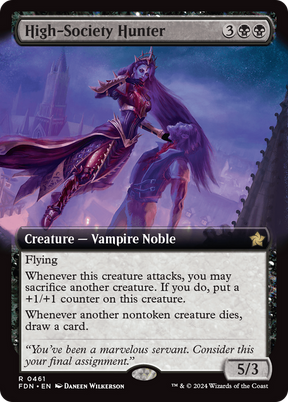 Magic: The Gathering - High-Society Hunter Foil - Foundations