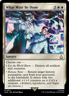 Magic: The Gathering - What Must Be Done Foil - Assassin's Creed
