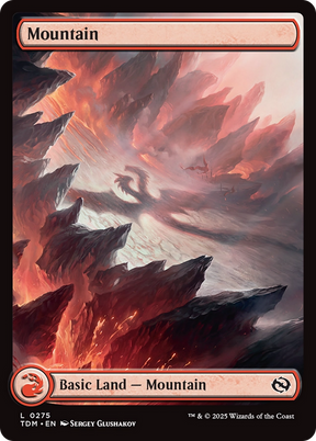 Magic: The Gathering - Mountain #275 Foil - Tarkir: Dragonstorm