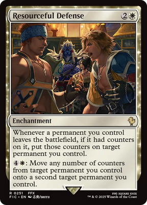 Magic: The Gathering - Resourceful Defense - Final Fantasy Commander