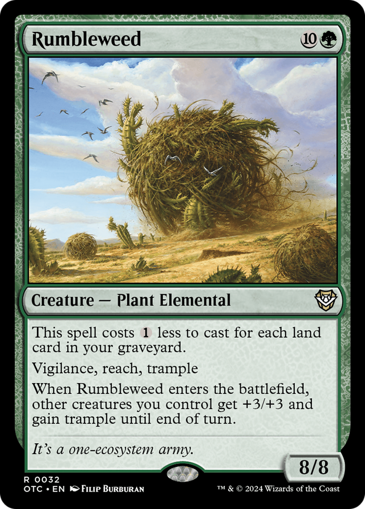 Magic: The Gathering - Rumbleweed - Outlaws of Thunder Junction Commander