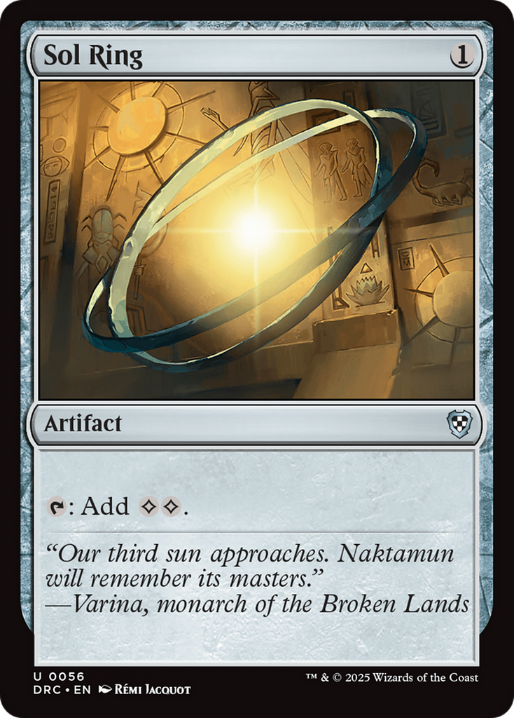 Magic: The Gathering - Sol Ring - Aetherdrift Commander