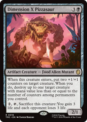 Magic: The Gathering - Dimension X Pizzasaur - Teenage Mutant Ninja Turtles Eternal
