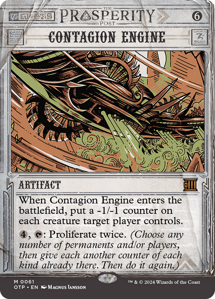 Magic: The Gathering - Contagion Engine Foil - Breaking News