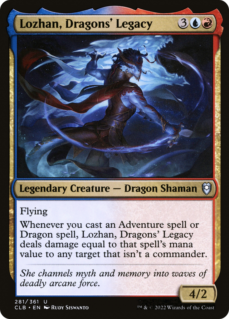 Magic: The Gathering - Lozhan, Dragons' Legacy - Commander Legends: Battle for Baldur's Gate